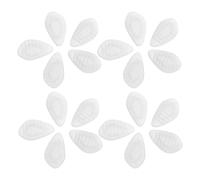 TEHAUX Almohadillas Nasales Antideslizantes de Silicona para Gafas, Repuestos Triangulares Transparentes 20 Pares, 0,5 X 0,3 Pulgadas, para Reparación y Comodidad en Gafas de Sol y Uso