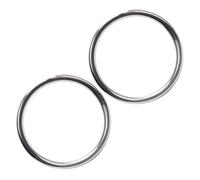 TEHAUX Anillos de Entrenamiento de Acero Inoxidable Anillo de Fuerza de Mano Superficie Lisa Rebabas para Wing Chun Adecuado para Celebracion Verano y Técnicas de Artes Marciales