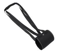 TEHAUX Arnés de Soporte Trasero para Perros L Negro, Correa de Tracción Ajustable Forro Polar, Ayuda para Caminar y Rehabilitación de Mascotas Debilidad en Patas Traseras