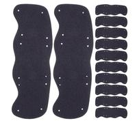 TEHAUX Banda Sudor de Casco de Seguridad 23 Cm, 12 Piezas de Esponja Transpirable, Absorbente, Antirozaduras, Forro Ajustable para Cascos de Construcción y Protección Personal