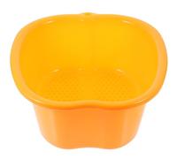 TEHAUX Bañera Masajeadora Para Pies Spa Cubo De Lavado 1 Unidad Tamaño Grande Punta Convexa Para Alivio De Fatiga Uso Doméstico y Relajación En Casa Color Naranja