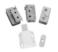 TEHAUX Bisagra Oculta para Puerta de Vidrio sin Marco, Bisagra para Gabinete Pivote Superior E Inferior, Soporte de Alta Resistencia para Puertas de Armarios y Vitrinas, Kit 1 Juego