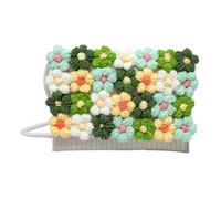 TEHAUX Bolso Diseño Simple y Estilo Atractivo para Mujer Bandolera Tejido de Algodón y Lino Gran Capacidad Adecuado para Días Obsequios y Playa