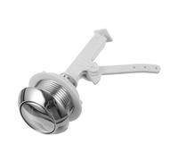 TEHAUX Botón Pulsador Cisterna Inodoro Abs Resistente al Empuje Único Superficie Lisa y Ahorro de Agua Compatible para Tanque