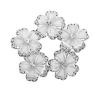 TEHAUX Botones De Costura Multifunción Con Forma De Flor Y Cristal Botones Decorativos Resistentes Al Desgaste Para Camisas Ropa Casual Y Manualidades