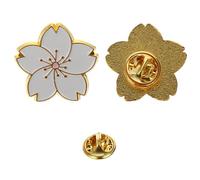 TEHAUX Broche de Aleación de Zinc con Diseño de Rama de Cerezo y Estilo Chic para Decorar Ropa, Portátil y Adecuado para Fiestas de Navidad, Pack de 2 Piezas Estilo Varios estilos
