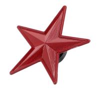 TEHAUX Broche de Estrella de Cinco Puntas de Aleación de Zinc Estilo Chino Retro Color Rojo Estrella Pin de Solapa Vintage para Mujer Accesorio Decorativo para Ropa y Bolsos