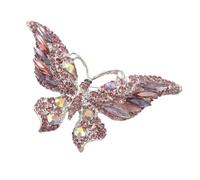 TEHAUX Broche de Insecto Gemas de Imitación, Pin de Aleación para Ropa, Accesorio Decorativo para Traje, Bufanda y Sombrero, Pin Estético para Mujer, Broche para Chal y Vestido