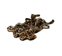 TEHAUX Broche de Vaca de Aleación Gemas de Imitación Diseño de Dibujos Animados Color Marrón 1 Pieza Accesorio para Mujer Adecuado para Ropa Casual Fiestas y Uso Diario