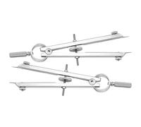 TEHAUX Brújula Metálica Profesional de Resorte 3 Piezas para Dibujo Técnico Geometría Escolar y Arte Herramienta de Precisión Resistente al Desgaste para Exámenes y Diseño Técnico