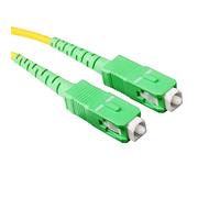 TEHAUX Cable De Conexión De Fibra Latiguillo De Fibra Óptica Cable De Conexión Óptico Cable De Puente De Fibra Óptica Red De Cables De Fibra Óptica Fibra Monomodo Adaptador Núcleo Simple