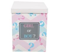 TEHAUX Caja de Revelación de Género Globos de Papel para Shower, Decoración Fácil de Montar y Combinable para Fiesta Niña