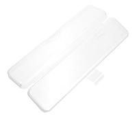 TEHAUX Caja para Cepillos de Dientes Portátil para Viaje, Estuche Compacto y Hermético Diseño Anti-Polvo, Organizador Ligero para Cepillos y Pasta Dental en Color Blanco, Adecuado