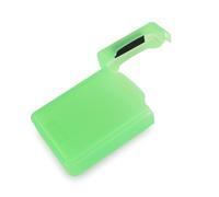 TEHAUX Caja para Disco Duro Rígida y Transparente Protección Antiestática y Resistente Golpes Almacenamiento Seguro Plástico Polipropileno Verde Estuche para Unidades