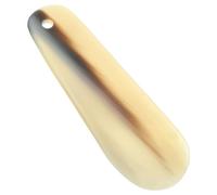 TEHAUX Calzador de Cuerno Duradero para Zapatos, Adecuado para Calzarse Hogar Desplazamientos, Gancho y Dimensiones Aproximadas 9,5 X 4,5 X 0,3 CM, Color Aleatorio