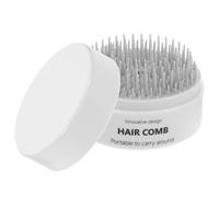 TEHAUX Cepillo de Masaje Portátil para Mujer Peine Desenredante Mini Blanco Airbag Cepillo Plano Ligero para Cabello Seco y Húmedo Adecuado para Uso Personal y Salón