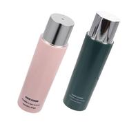 TEHAUX Cepillo Redondo de Viaje Pequeño Retráctil para Cabello Rizado y Liso Set 2 Piezas Rosa y Verde Oscuro Peine Portátil para Secado Secador Adecuado para Viaje y Uso Diario