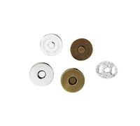TEHAUX Cierres Magnéticos de Metal para Manualidades 20 Piezas Botones a Presión para Ropa y Bolsos Cierre Fuerte y Duradero para Confección Diy y Reparaciones