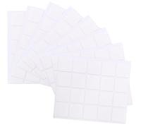 TEHAUX Cinta Adhesiva de Doble Cara Acrílica Transparente 100 Piezas Cuadradas 25X25X1 MM Resistente Marcas Adecuado para Montaje en Pared Uso Doméstico y Oficina