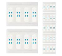 TEHAUX Cinta Facial Invisible Lifting 80 Piezas para Estiramiento Facial, Contorno V, Piel Firme, Adhesivo Resistente al Agua para Cuello y Rostro