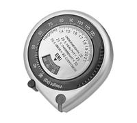 TEHAUX Cinta Métrica Corporal Imc Retráctil de PVC y ABS 15 M para Medir Cintura y Calcular Índice Corporal Portátil Precisa y Multifuncional para Uso Personal y Clínico