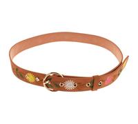 TEHAUX Cinturón Ancho Bohemio Bordado para Mujer Cinturilla Ajustable de PU Patrón Floral Cinturones Elegantes para Jeans y Vestidos Accesorio Vintage para Fiestas y Uso Diario