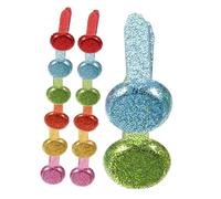 TEHAUX Clavos Metálicos de Dos Patas para Manualidades 50 Unidades Coloridos Cabeza Redonda de Purpurina Accesorios para Scrapbooking y Arte Papel