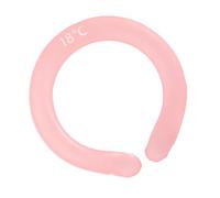 TEHAUX Collarín Refrescante Cuello de Gel Frío Reutilizable, Almohadilla de Enfriamiento Portátil Rosa para Alivio Térmico en Verano y Deporte al Aire Libre