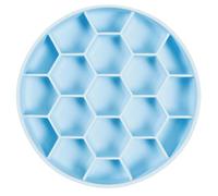 TEHAUX Comedero Lento para Perros Antiasfixia Silicona Base Antideslizante Tamaño Mediano Color Azul para Alimentación Lenta y Saludable Mascotas