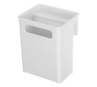 TEHAUX Contenedor Lateral del Torno de Cerámica, Caja Lateral de Máquina de Cerámica Eléctrica, Abs, Blanco, Colgante, Recogida de Residuos, para Torno de Arcilla, Escuelas y Estudios
