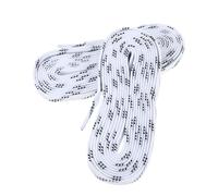 TEHAUX Cordones Planos de Poliéster Blancos para Patines de Hielo, 108 Pulgadas, Cordones Encerados Resistentes para Calzado Deportivo y Patinaje Artístico