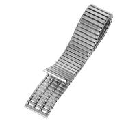 TEHAUX Correa de Reloj Elástica de Acero Inoxidable 18 MM para Hombre y Mujer Correa de Repuesto Resorte Compatible Relojes Clásicos y Modernos