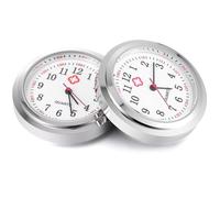 TEHAUX Cuarzo Esfera de Reloj de Bolsillo 2 Piezas, para Enfermería | Vidrio, Plata, Diseño Conciso, Manual Diy, Visualización Clara E Intuitiva, Fácil de Llevar Varios estilos