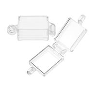 TEHAUX Cubierta Protectora de Plástico para Interruptor de Palanca Tipo Barco, Transparente Doble Cara Adhesiva, 2 Piezas, Evita Operaciones Accidentales en Entornos Industriales