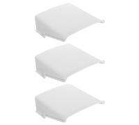 TEHAUX Cubierta Protectora para Cámara de Seguridad Exterior 3 Piezas Funda Resistente Intemperie de Plástico Blanco Protector contra Lluvia y Sol para CCTV Adaptable y Fácil de