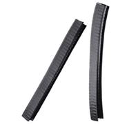 TEHAUX Cubiertas Protectoras para Patineta, 1 Par, Goma Silicona Negra