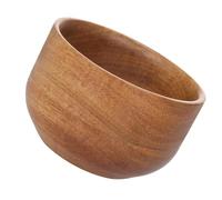TEHAUX Cuenco de Afeitar para Hombres de Madera Clara, Tazón de Crema y Jabón de Afeitar, Tamaño Medio, Apto para Uso en Baño, Peluquería y Cuidado Personal, Diseño Práctico y Duradero