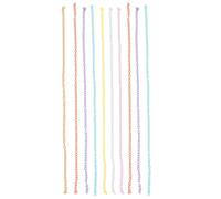 TEHAUX de Cadenas de Plástico Eslabones Ovalados para Bricolaje 10 Piezas Multicolor, Accesorios para Hacer Joyas, Cadena para Cordón, Suministros Color Aleatorio Varios estilos