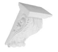 TEHAUX decoración de muebles tallados apliques y revestimientos para muebles estilo europeo PU blanco ligero para decoración de techo y puerta 8.07x5.31x3.14 pulgadas