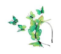 TEHAUX Diadema de Mariposas para Mujer en Plástico Verde, Accesorio Elegante para Fiestas y Banquetes de Boda Varios estilos