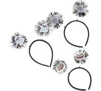 TEHAUX Diadema de Murciélago Luminosa 3 Piezas para Halloween Diseño de Calabaza y Fantasma Ajuste Cómodo Unisex Accesorios para Fiesta Cosplay y Decoración Nocturna