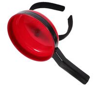 TEHAUX Diadema Divertida Forma de Sartén Roja, Cómoda y Compatible Peinados para Fiestas y Eventos Obsequios