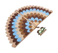 TEHAUX Disfraz de Búho Infantil de Fieltro Máscara y Capa, Diseño Realista, Lavable, Adecuado para Juegos de rol y Eventos Escolares