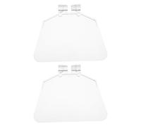 TEHAUX Escudo Protector para Amoladora de Banco 2 Piezas Accesorios de Fijación y Placa Ocular Transparente para Trabajos de Lijado en Taller