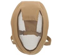 TEHAUX Esgrima de Malla de Acero Resistente al Impacto, Fácil de Desmontar, Diseño para Juego al Aire Libre y Facial Completa