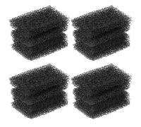 TEHAUX Esponjas de Maquillaje Profesionales Negras para Efectos Obsequios y Cicatrices 16 Piezas 4x6x1 Cm para Halloween y Maquillaje Corporal