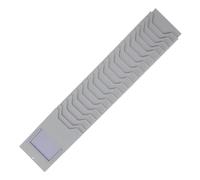 TEHAUX Estante para Tarjetas de Fichaje Bolsillos Múltiples de Plástico 22 X5.1 X1.8 Organizador Colgante para Almacenes y Oficinas