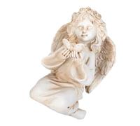 TEHAUX Estatua de Ángel Vintage de Resina para Decoración Interior