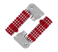 TEHAUX Estriberas Traseras Plegables Ideales para Mayor Seguridad y Comodidad 2 Piezas Antideslizantes, de Aleación de Aluminio Ligera para Motocicleta y Scooter