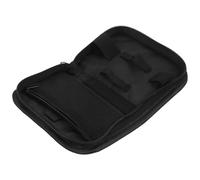 TEHAUX Estuche Organizador Negro para Diseño Compacto y Múltiples Compartimentos para Suministros para Diabéticos en Uso Diario